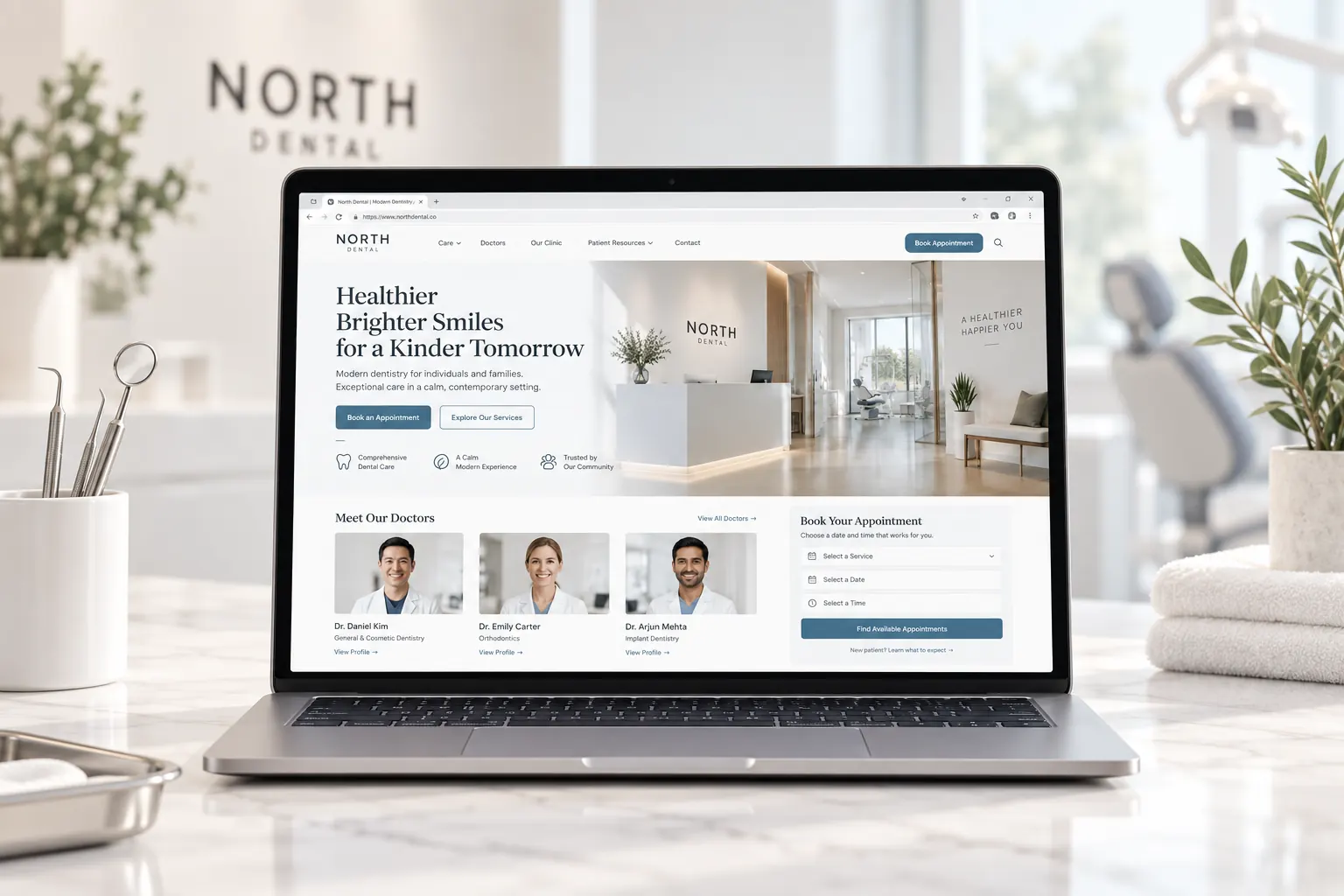 North Dental website design
